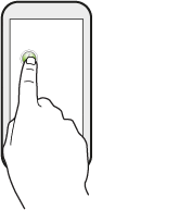 Image illustrating how to swipe.