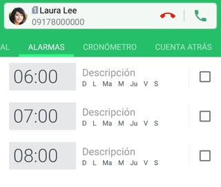 Showing incoming call pop-out notification.
