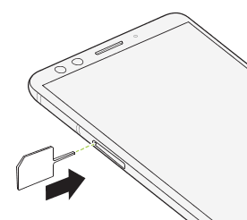 HTC U12+ - Installer les cartes nano SIM et microSD - HTC SUPPORT