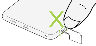 Illustration warning not to press the tray when inserting the eject tool.