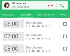 Showing incoming call pop-out notification.