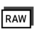 RAW and JPEG format indicator