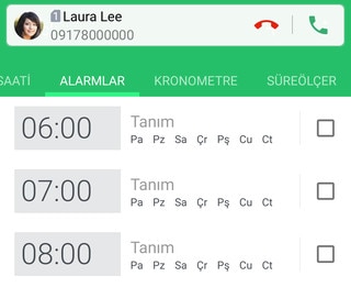 Showing incoming call pop-out notification.