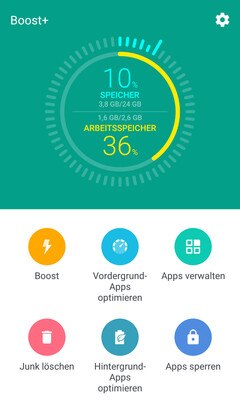 Bild von HTC Boost plus.