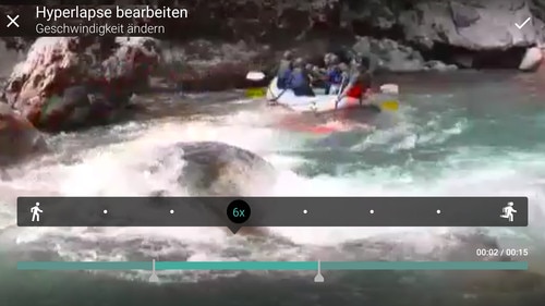 Bild zur Veranschaulichung von Hyperlapse bearbeiten