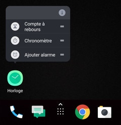 Screen showing to press and hold an app and choose from app shortcuts