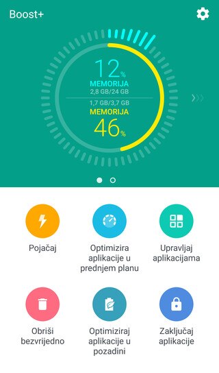 Slika s prikazom HTC Boost plus