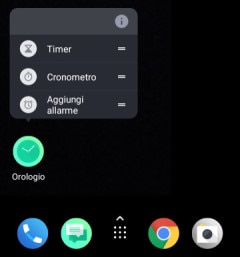 Screen showing to press and hold an app and choose from app shortcuts
