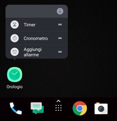 Screen showing to press and hold an app and choose from app shortcuts