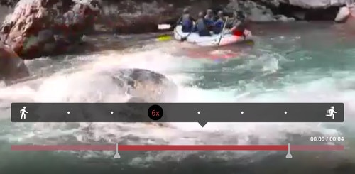 l'immagine mostra la modifica hyperlapse