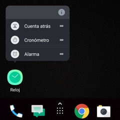 Screen showing to press and hold an app and choose from app shortcuts