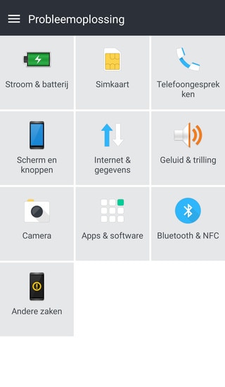 Scherm foutoplossing HTC Help
