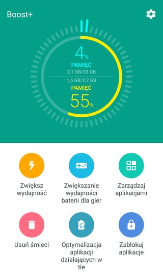 Obraz pokazujący HTC Boost plus.