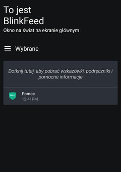 Obraz pokazujący widok kanałów w BlinkFeed.