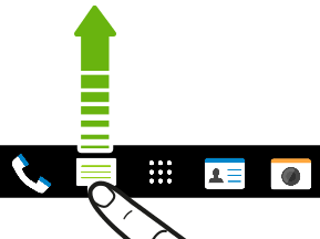 Image illustrating how to customize the launch bar.