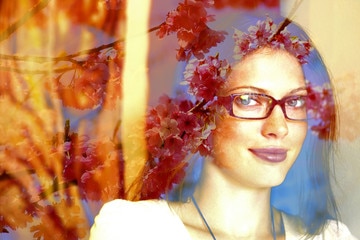 Image showing an example of the Double exposure effect.