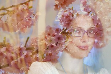Image showing an example of the Double exposure effect.