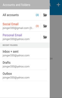 Image illustrating multiple email accounts.