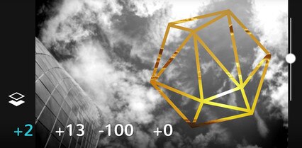 Image showing an example of the Shapes effect.
